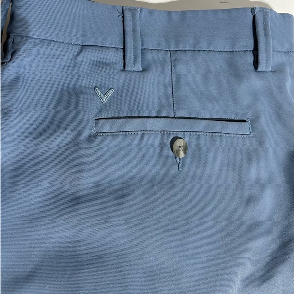 Callaway Golf Mens 40x7 Shorts Flat Front Slate Blue Quick Dry Lightweight - Picture 3 of 8